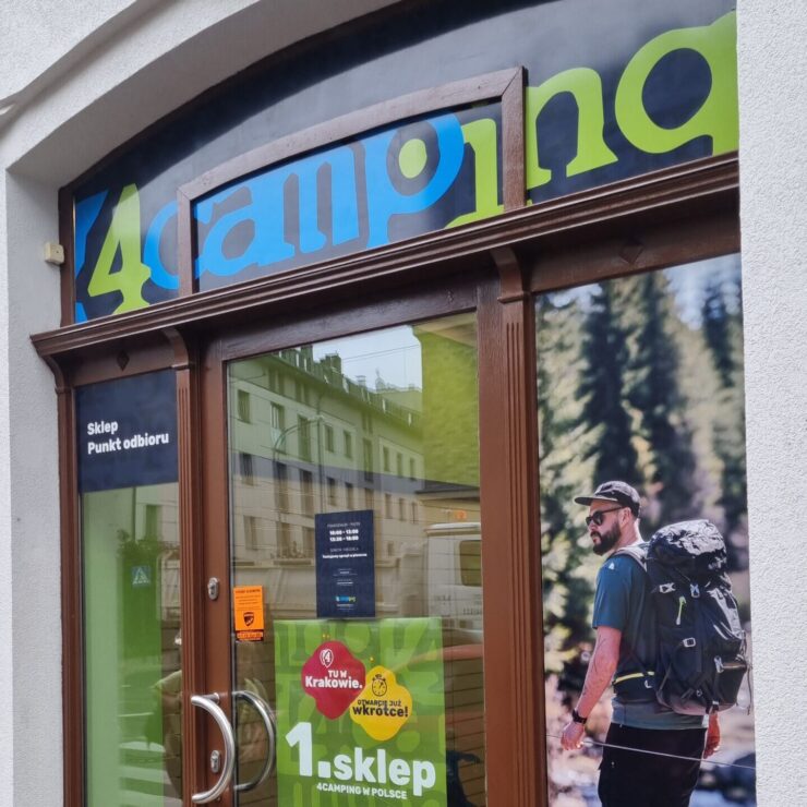 reklamní polep výlohy