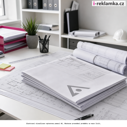 Printing of drawings and project documentation A0–A4 – Lifestyle – AI vizualizace