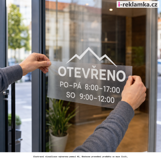 Řezaná grafika z barevné fólie – Lifestyle – AI vizualizace