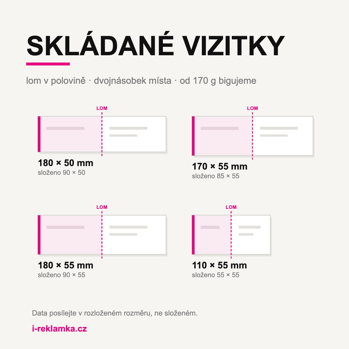 Tisk vizitek – klasické i skládané - Obrázek 5