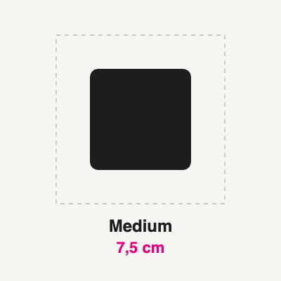 Medium — 7,5 cm