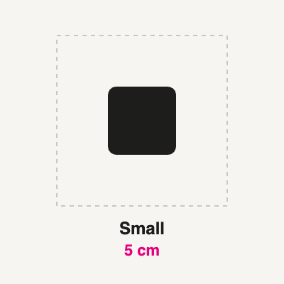 Small — 5 cm