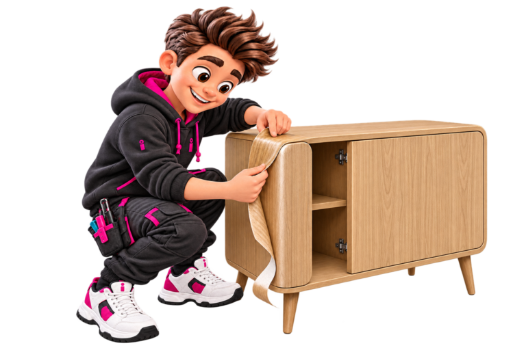 Designové interiérové fólie – maskot Reklamáček