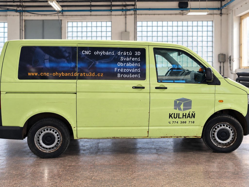 Dodávka KULHÁŇ – zadní pohled