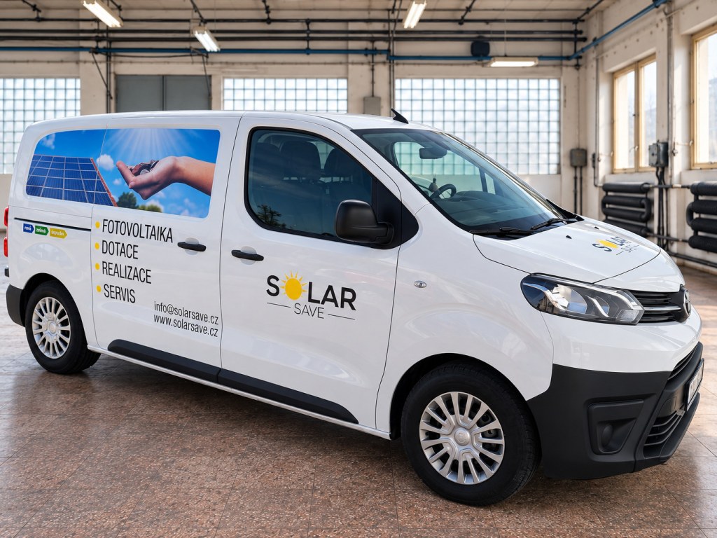 Polep Solar Save – detail