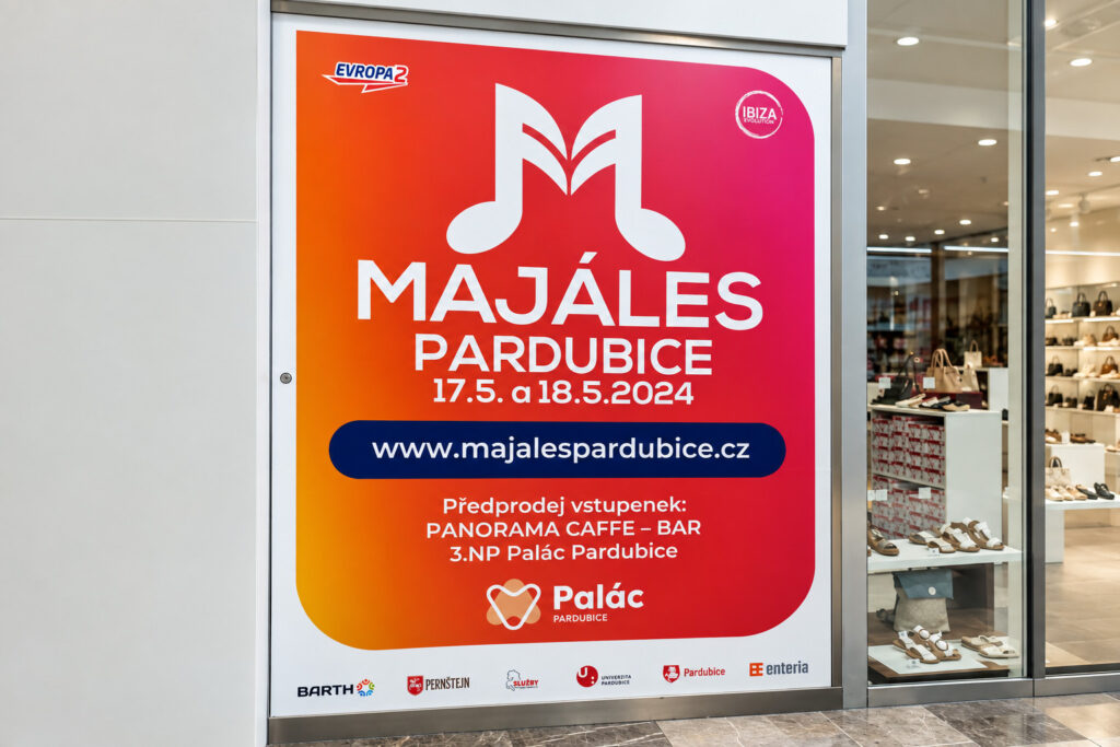 Vitrína Majáles – detail programu