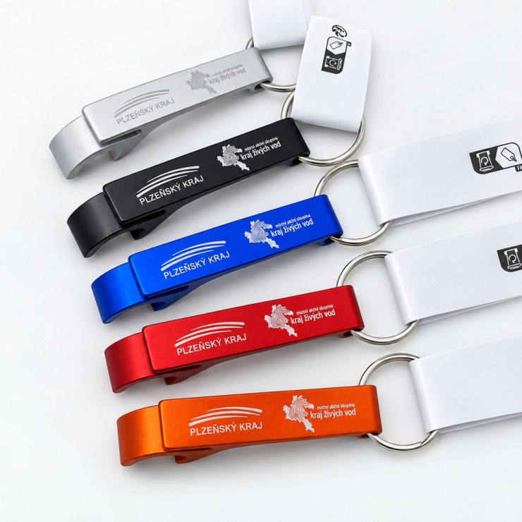 Multitool otvíráky s potiskem na barevných popruzích