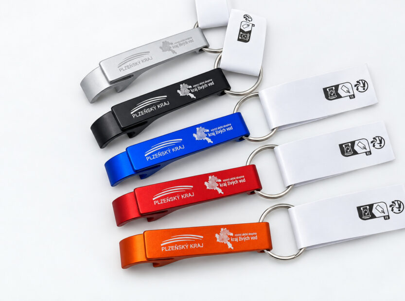 Multitool otvíráky s potiskem na barevných popruzích