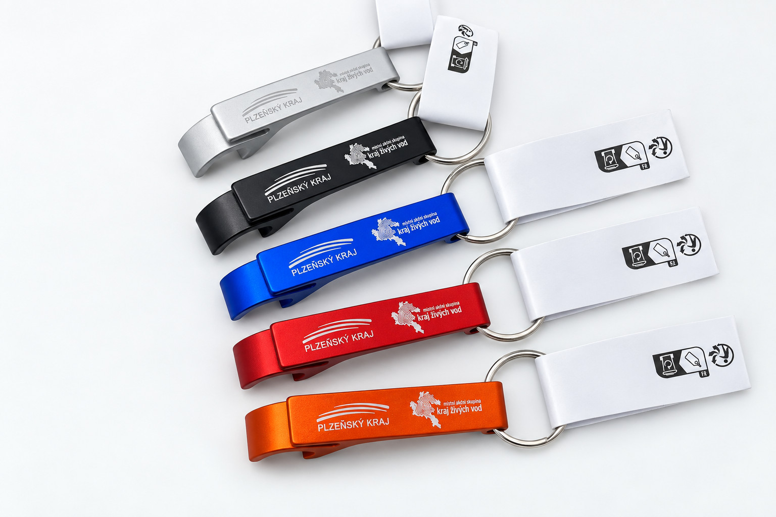 Multitool otvíráky s potiskem na barevných popruzích