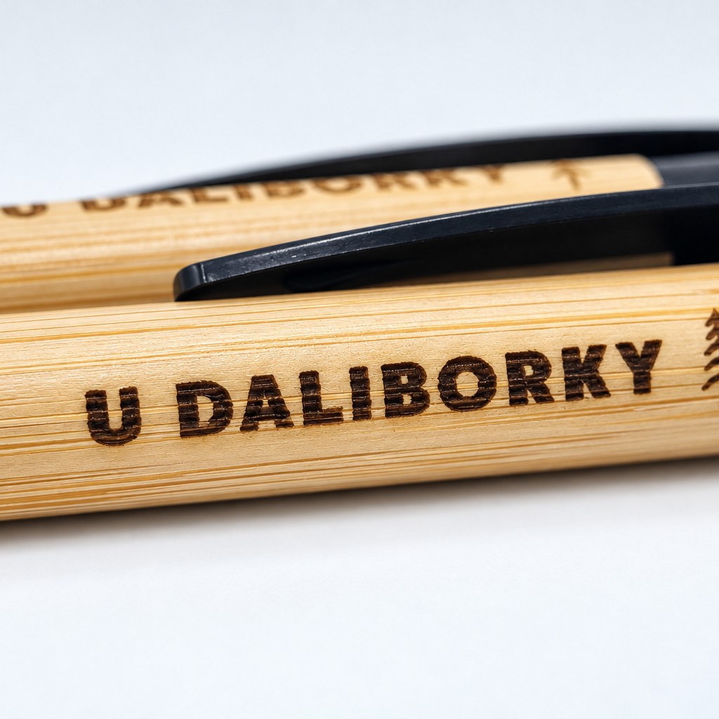 Bambusové propisky s gravírem U Daliborky