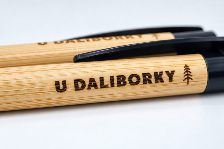 Bambusové propisky s gravírem U Daliborky