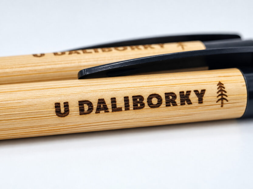 Bambusové propisky s gravírem U Daliborky