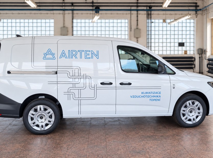 Ford Transit Connect s polepem AIRTEN