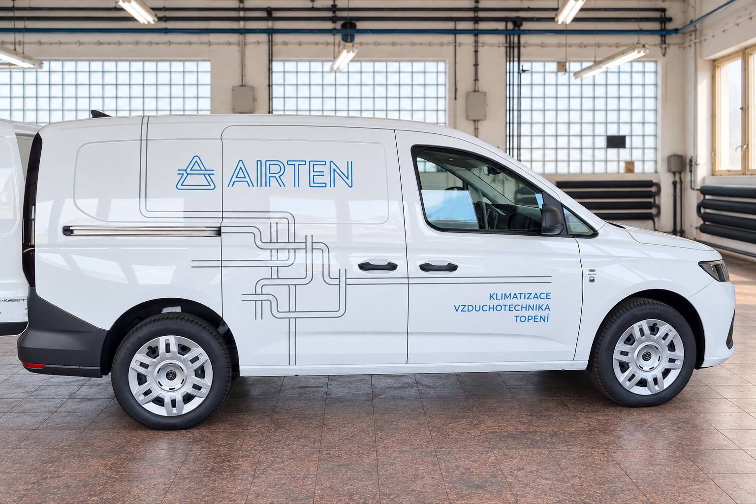 Ford Transit Connect s polepem AIRTEN