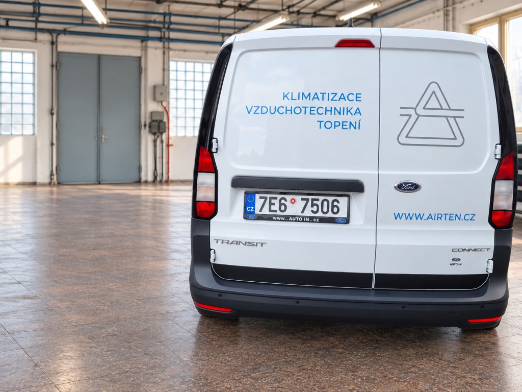 Transit Connect AIRTEN – záď s kontakty