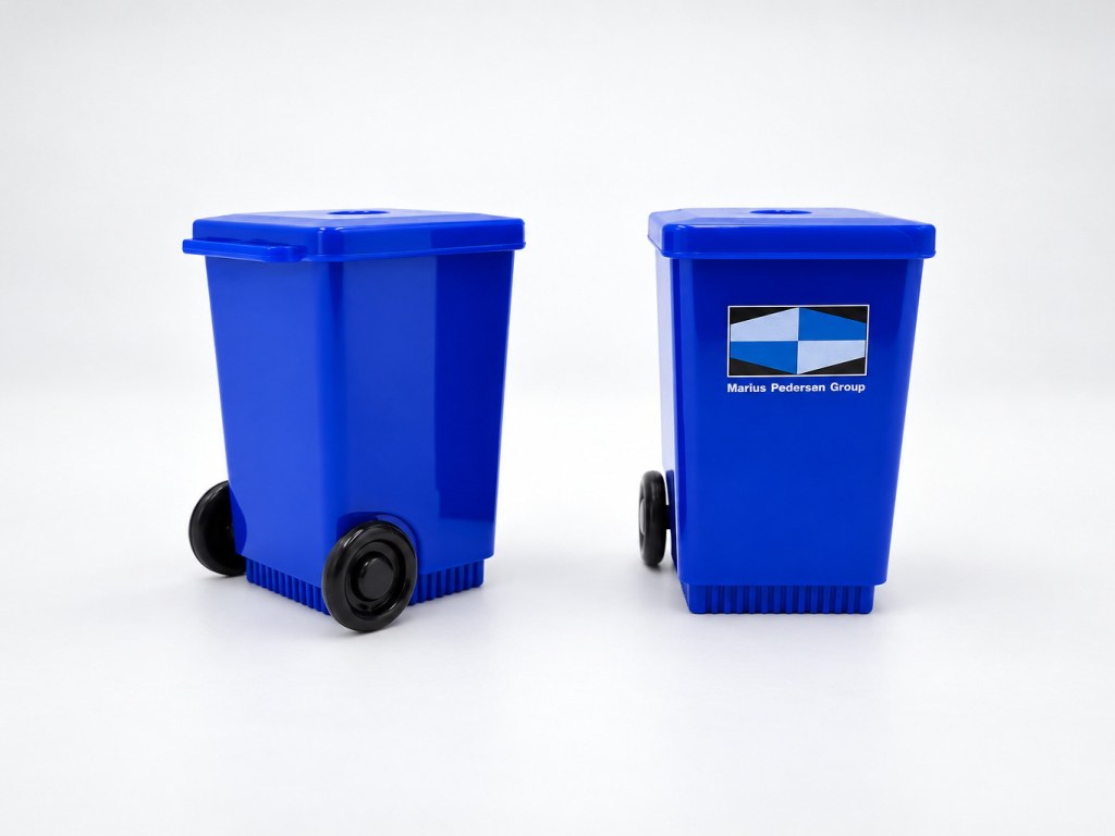 Modré mini popelnice – sada