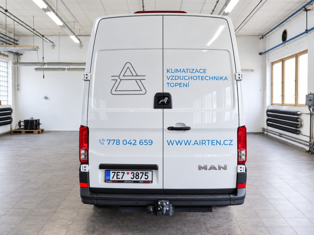 MAN TGE AIRTEN v dílně