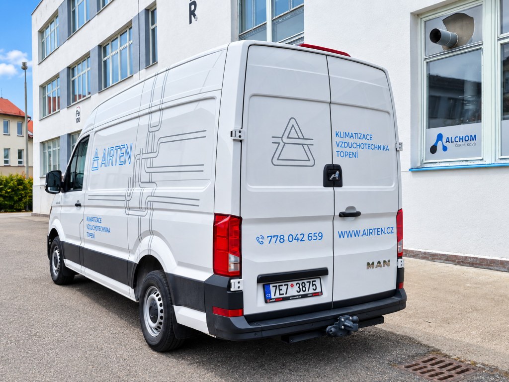 Polep MAN TGE AIRTEN – záď