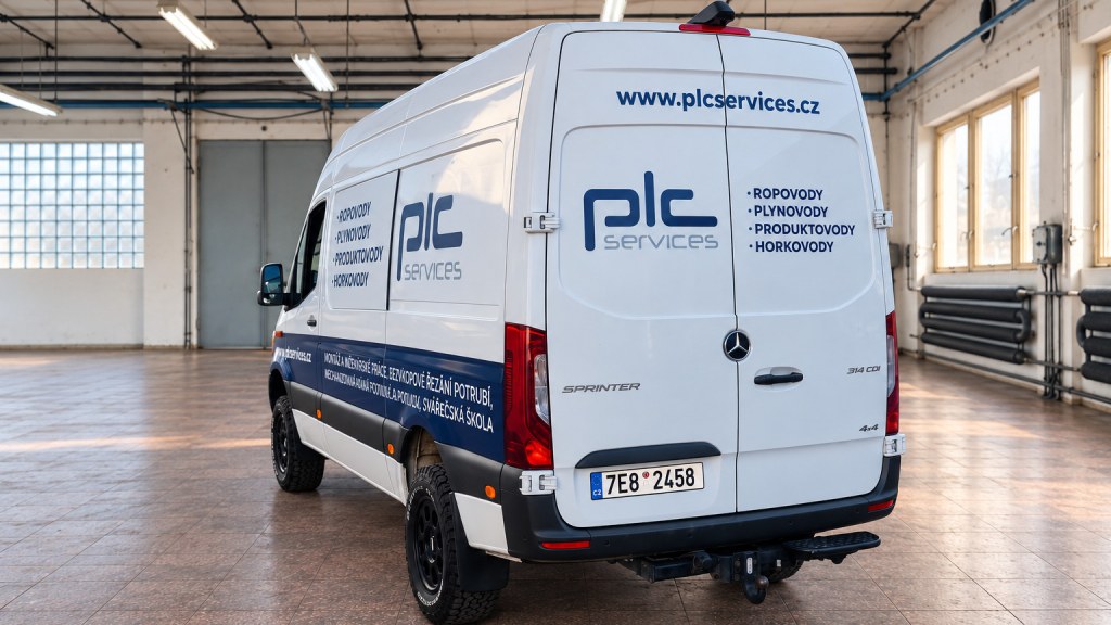 Crafter plc – zadní pohled
