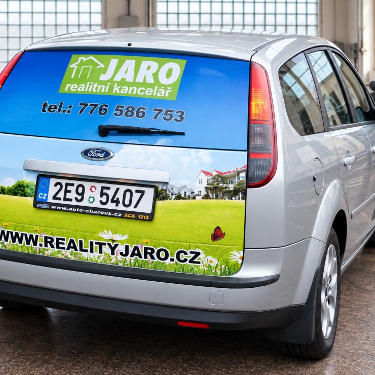 Potisk zadního skla Ford Focus pro Reality JARO