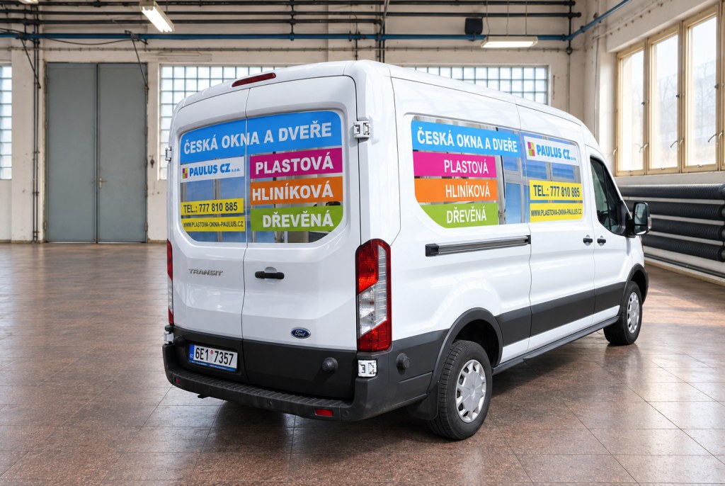 Polep PAULUS – detail grafiky