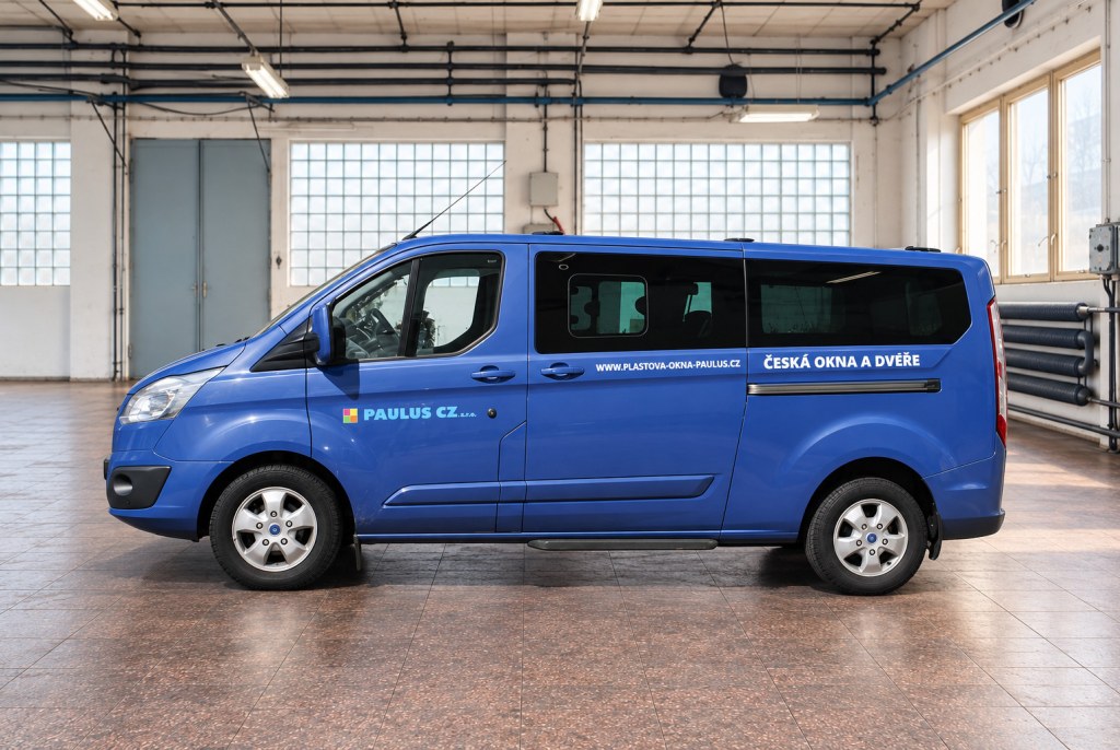 Transit Custom PAULUS – boční pohled