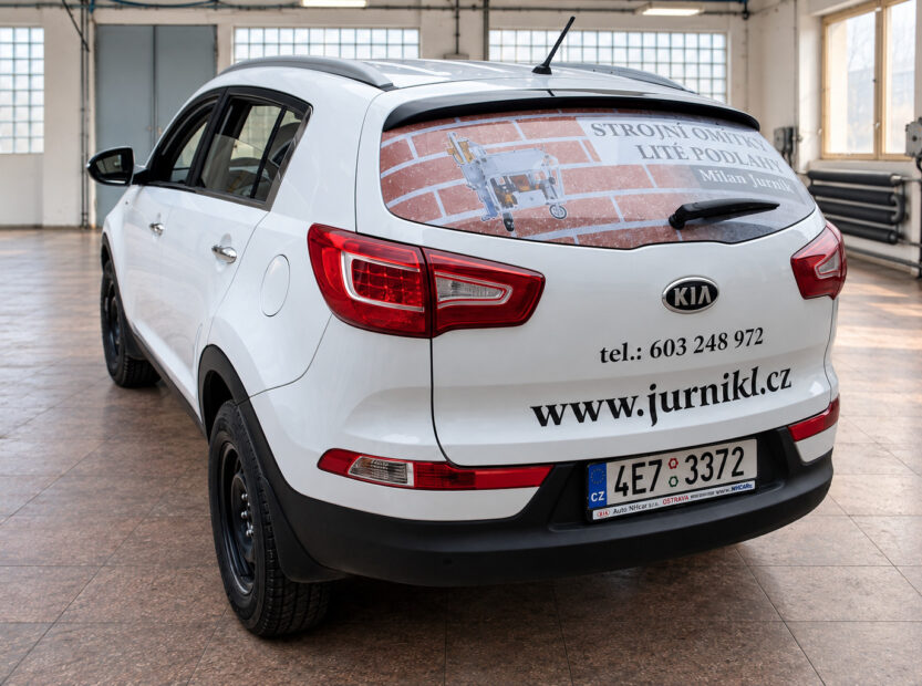 Kia Sportage s potiskem zadního skla jurnikl.cz