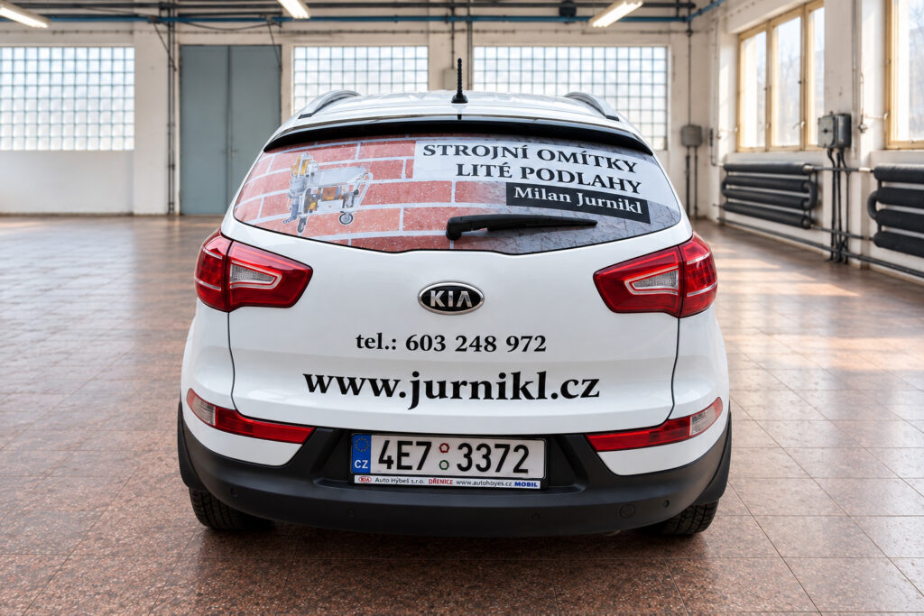 Polep JURNIKL – cihlový motiv