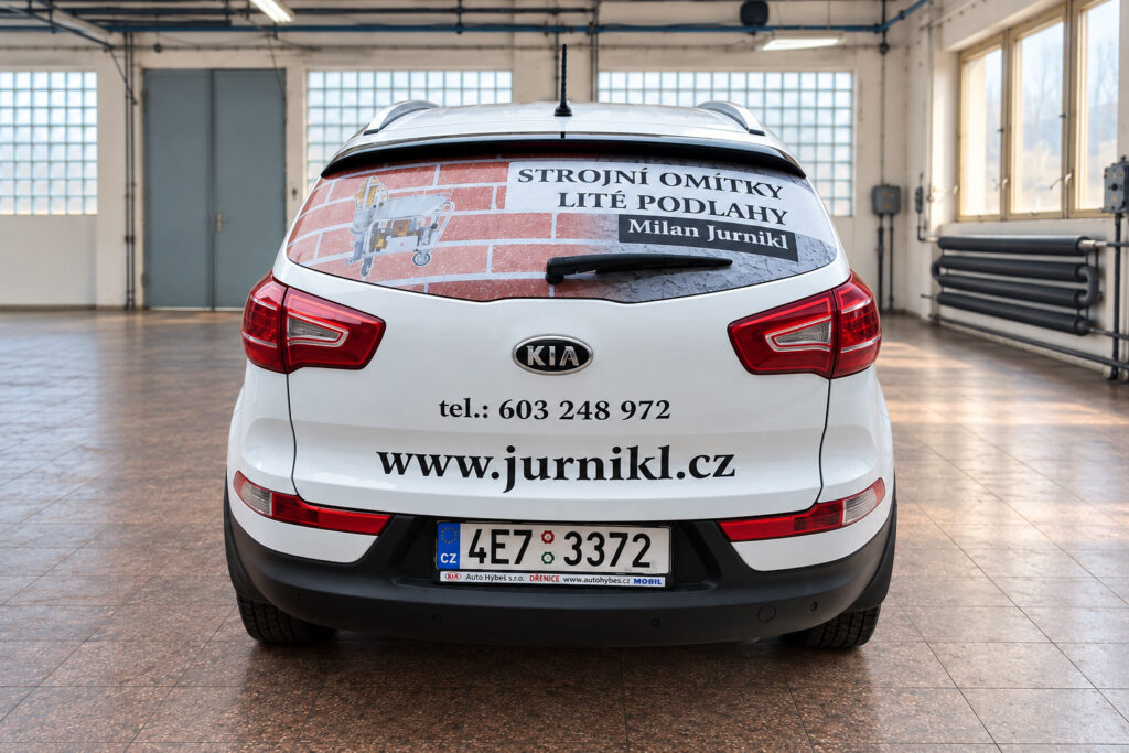 Sportage JURNIKL – zadní pohled