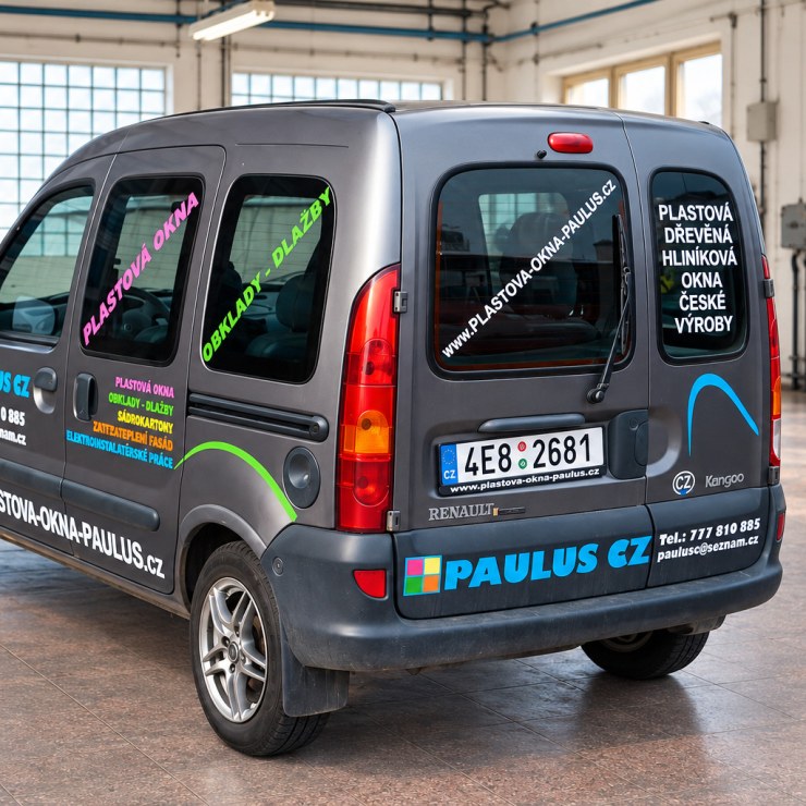 Renault Kangoo s polepem PAULUS CZ
