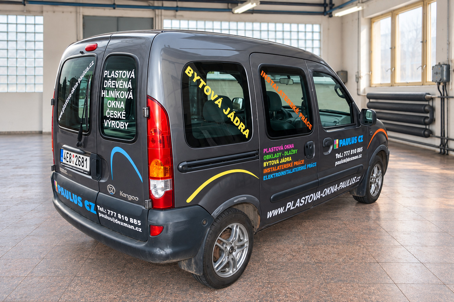 Kangoo PAULUS – boční grafika