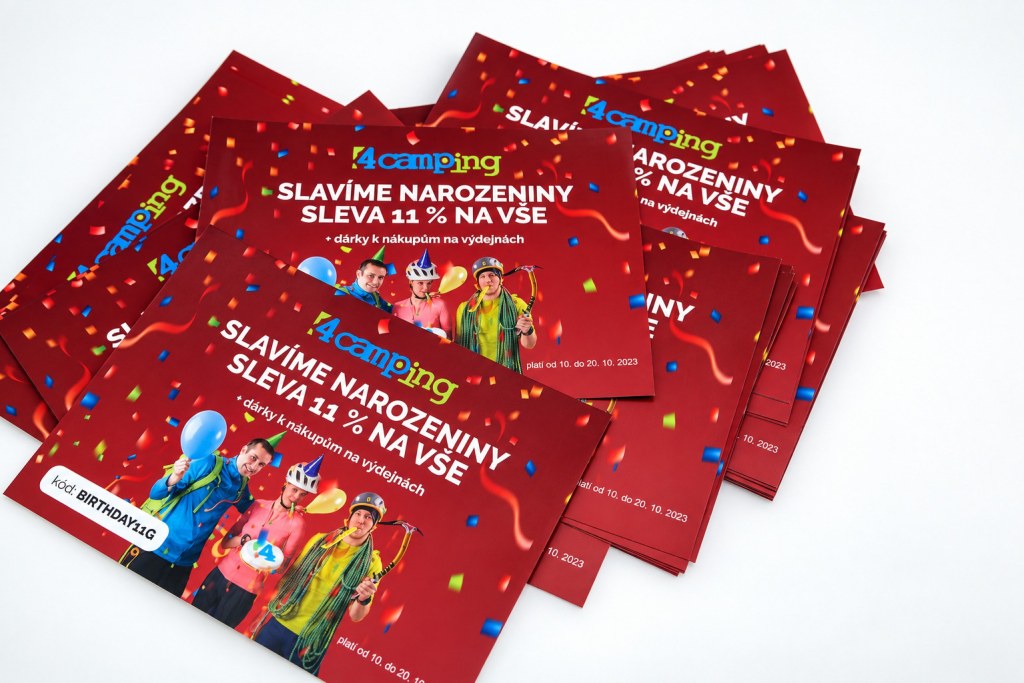 Letáky 4camping – sada