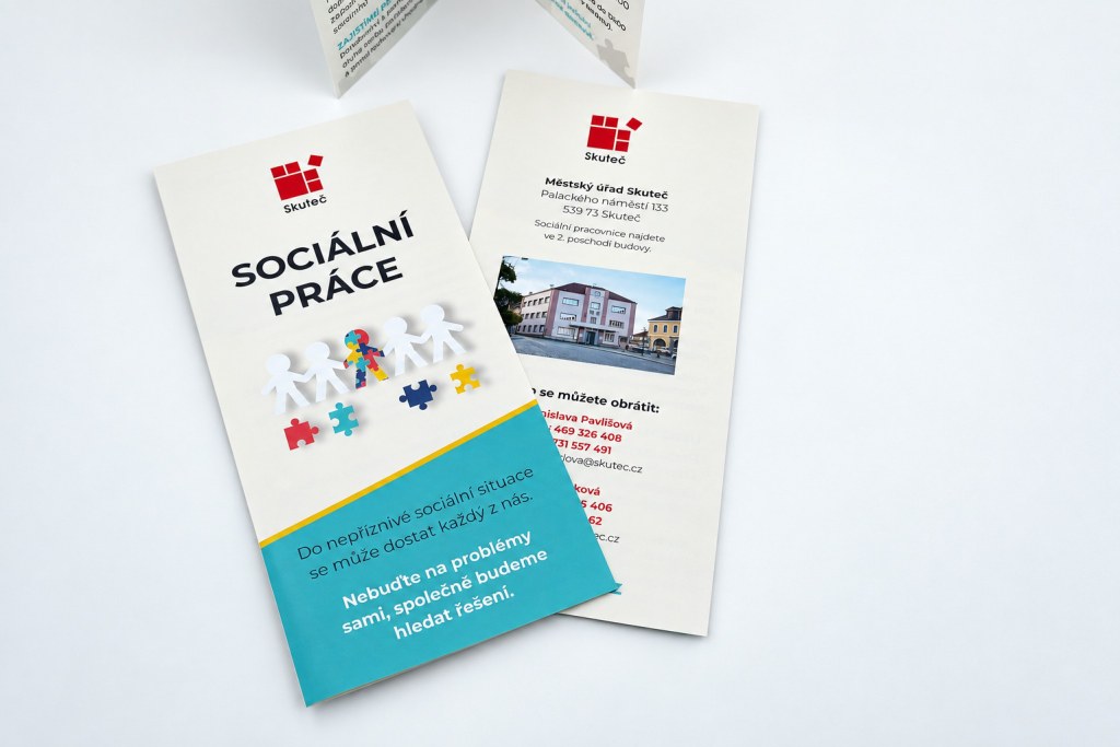 Letáky sociálního odboru – sada