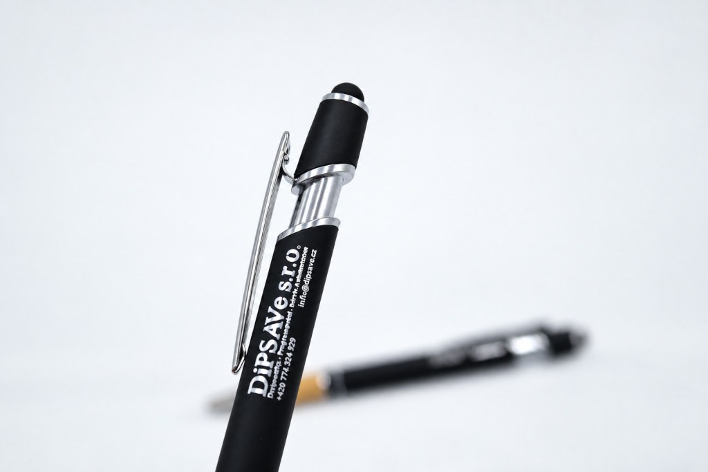 Stylusové pero DIPSAVE – detail potisku