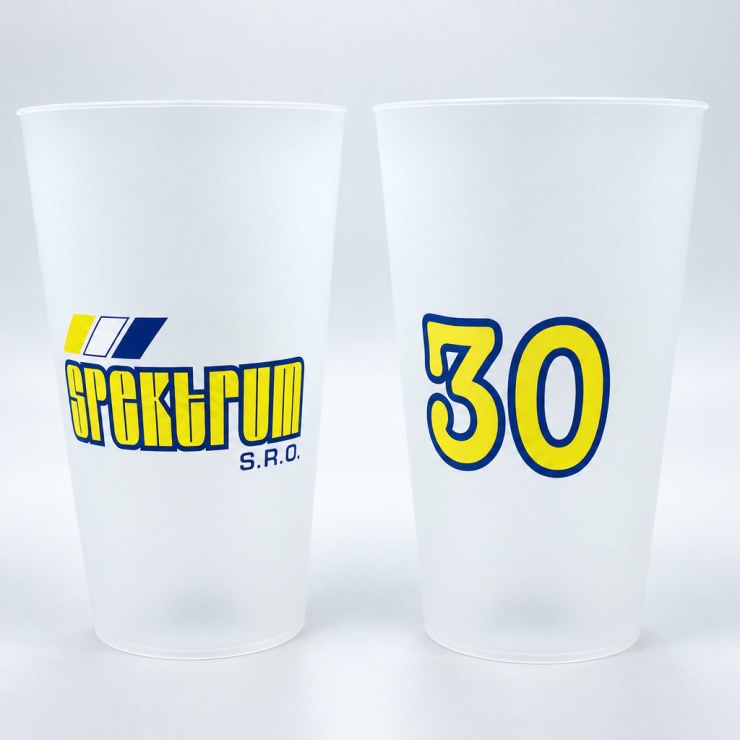 Vratné kelímky SPEKTRUM 30 let