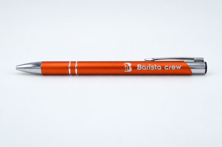 Oranžové propisky Barista Crew