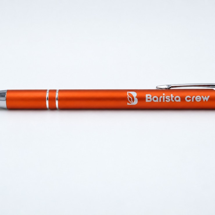 Oranžové propisky Barista Crew