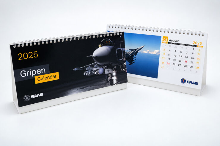 Stolní kalendář 2025 SAAB Gripen