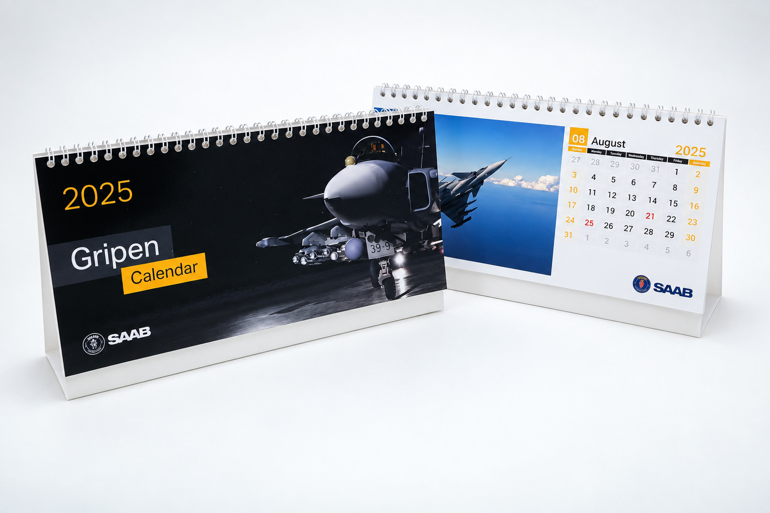 Stolní kalendář 2025 SAAB Gripen