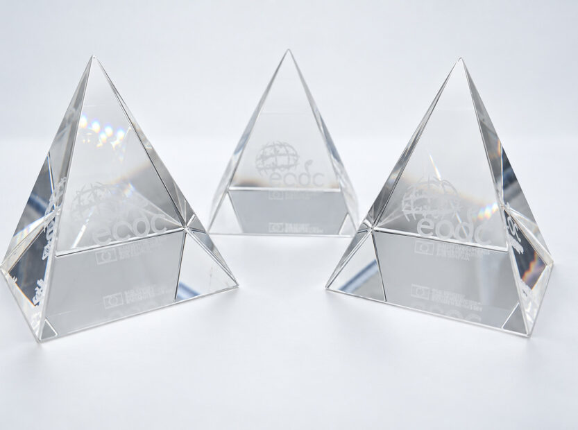Pyramidy z optického skla – sada