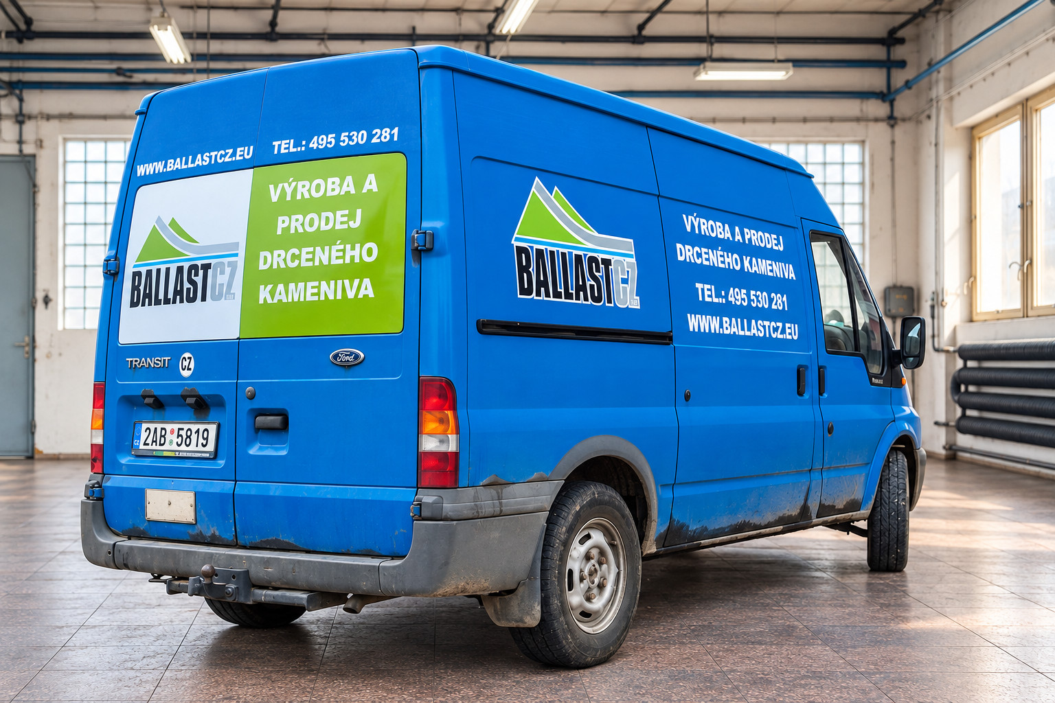 Dodávka BALLAST – bok