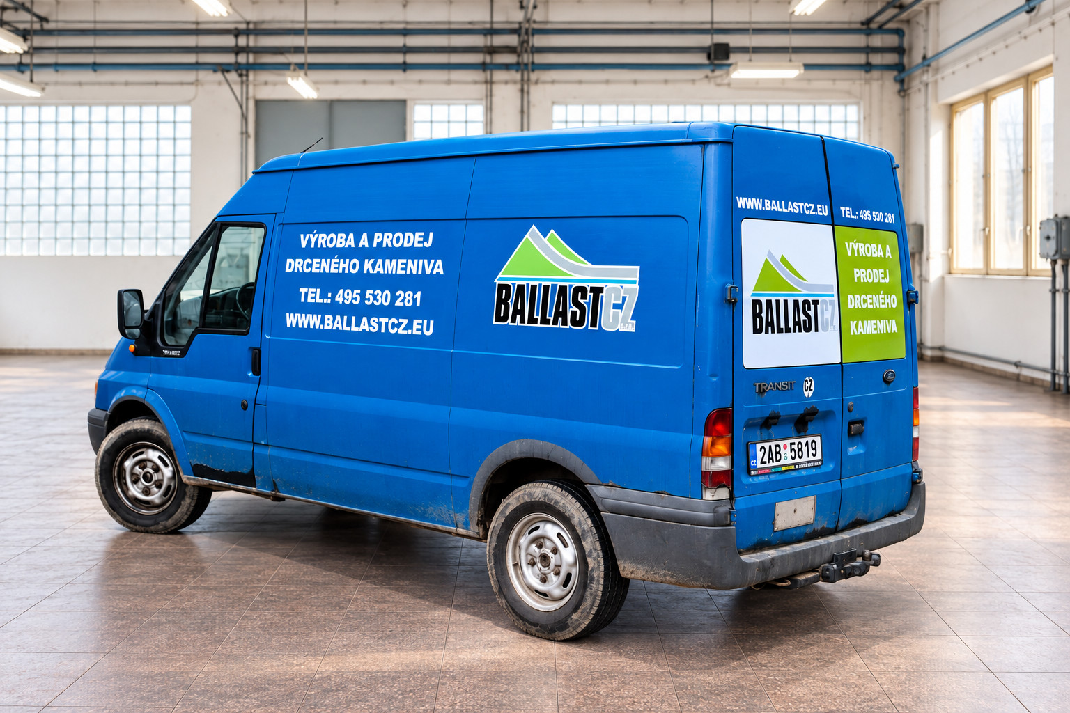 Polep BALLAST – zadní část