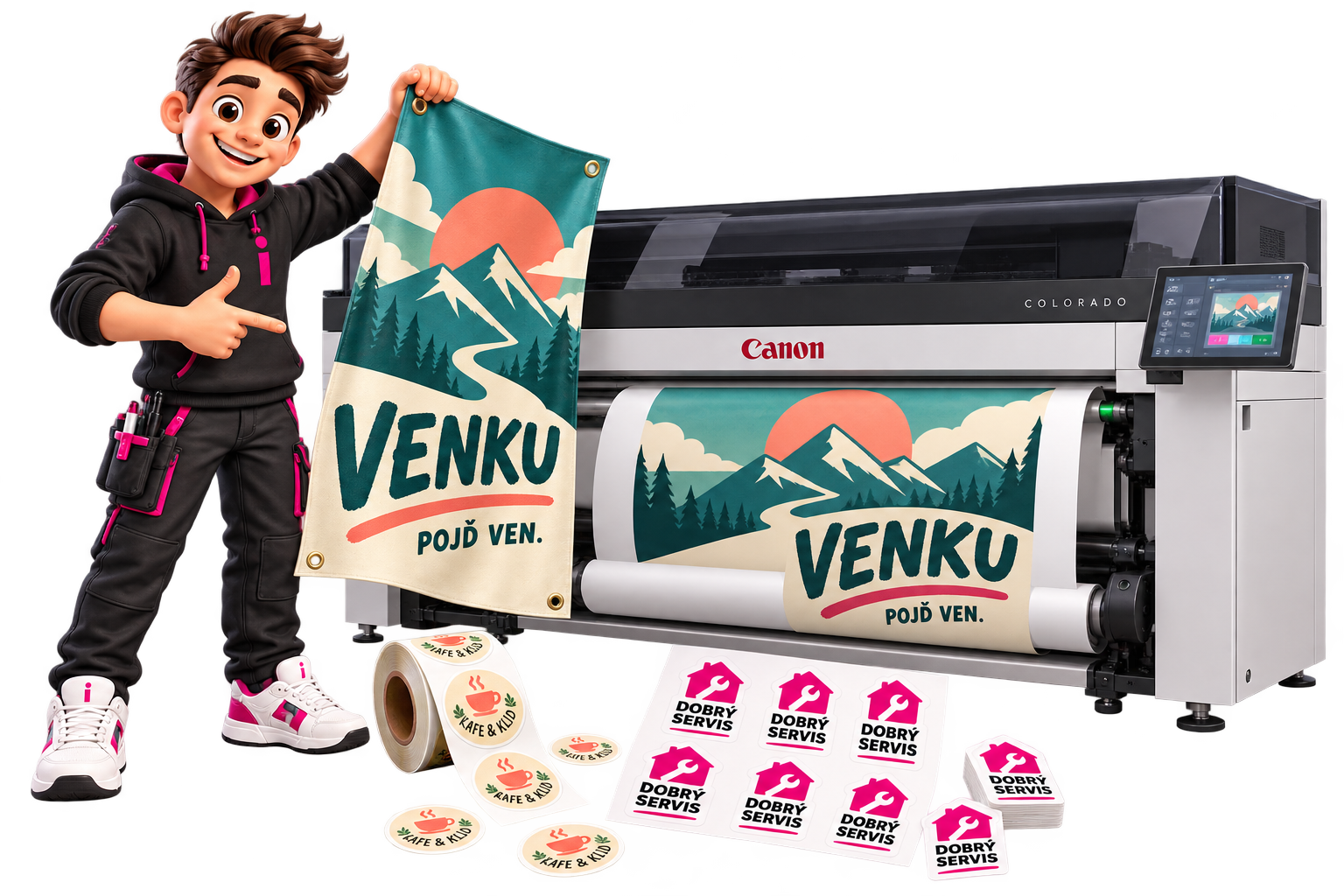 Reklamáček — Velkoformátový tisk